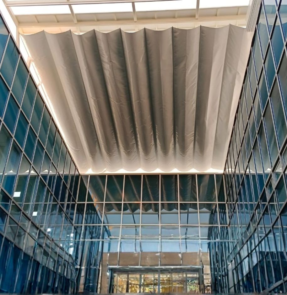 Instalación de toldos para desarrollo habitacional Ara - Protección solar DIDANF